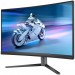 Monitor Gaming Curbat LED VA Philips EVNIA 27", Full HD (1920x1080), 280Hz, 1ms (Smart MBR 0.3ms), HDR10, FlickerFree, 2x HDMI, DisplayPort, Pivot, negru